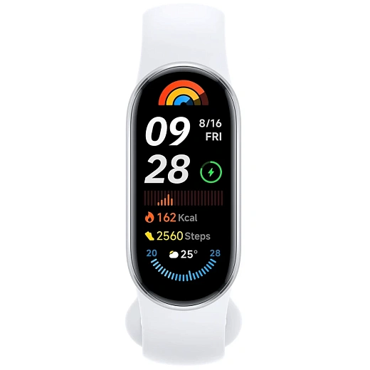 Умный браслет Xiaomi Mi Smart Band 9, серебристый (Global)