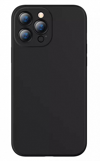 Чехол Baseus Liquid Silica Gel Case для iPhone 13 Pro (Черный)