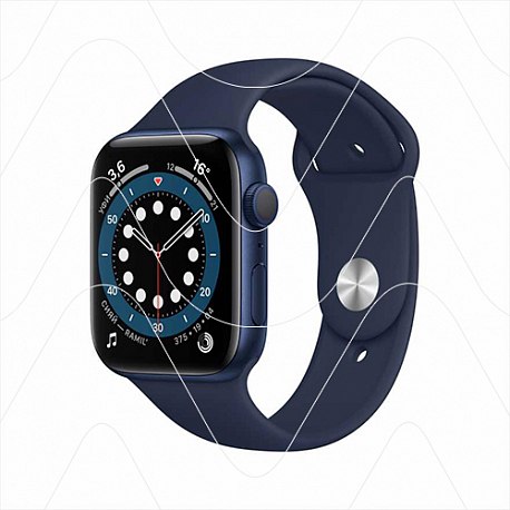 Часы Apple Watch Series 6 40mm Blue Aluminum Case with Blue Sport Band (РСТ)