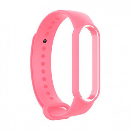 Сменный браслет для Xiaomi Mi Band 5/6 (Розовый)