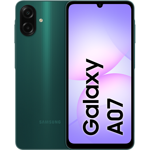 Смартфон Samsung Galaxy A07 4/128 ГБ зеленый Смартфон Samsung Galaxy A07 4/128 ГБ зеленый
