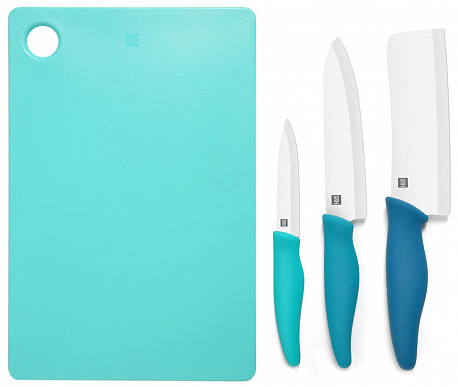 Набор Xiaomi Hot ceramic 3 ножа и доска