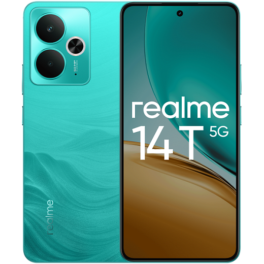 Смартфон Realme 14T 5G 8/256 ГБ, зеленый